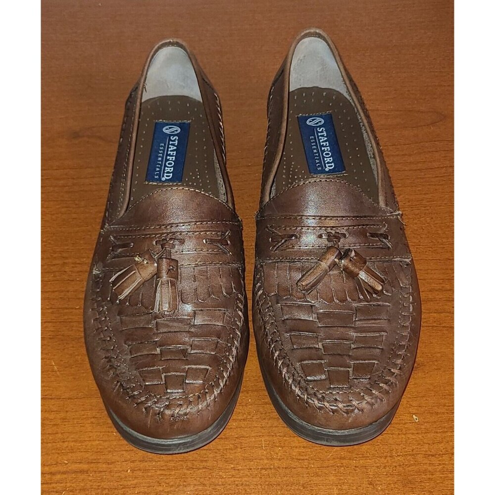 Stafford Brown Leather Loafers